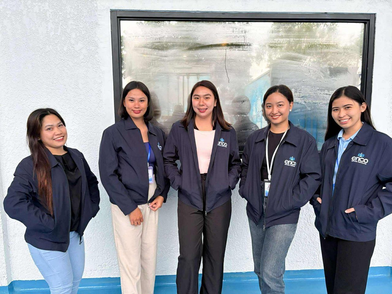 Corporate Team Navy Windbreaker Jackets