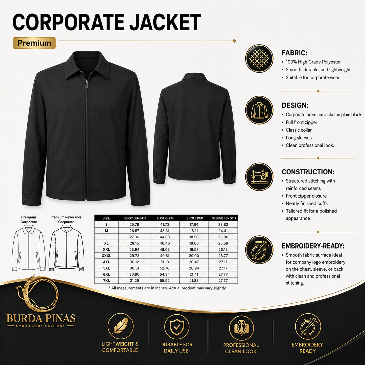 CORPORATE JACKET (Premium)