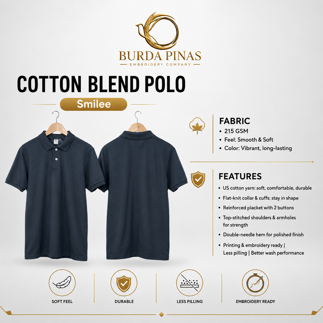 PREMIUM QUALITY POLO Cotton Blend